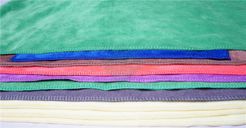 China Custom Bulk microfiber Towels Supplier Custom Blue Microfiber Glass Towels Producer